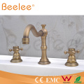 3 PCS Long Neck Brass Bathroom Faucet